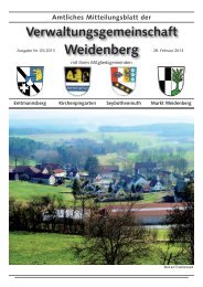 Ausgabe 03/2013 - Markt Weidenberg