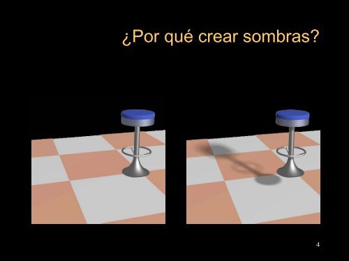 Sombras en tiempo real - Un sitio web