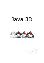 13.3.4 Movimiento en Java 3D