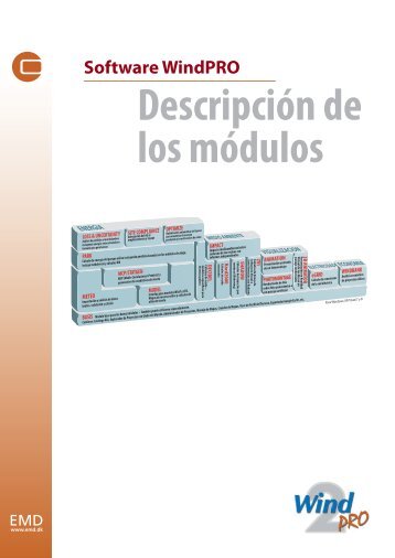 2.8 WindPRO Modules SPANISH.indd - EMD International AS.