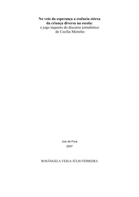 Fragmento Literário: Cecília Meireles - Frases