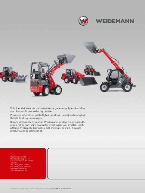 Hoftrac® 13-Serien - Weidemann GmbH