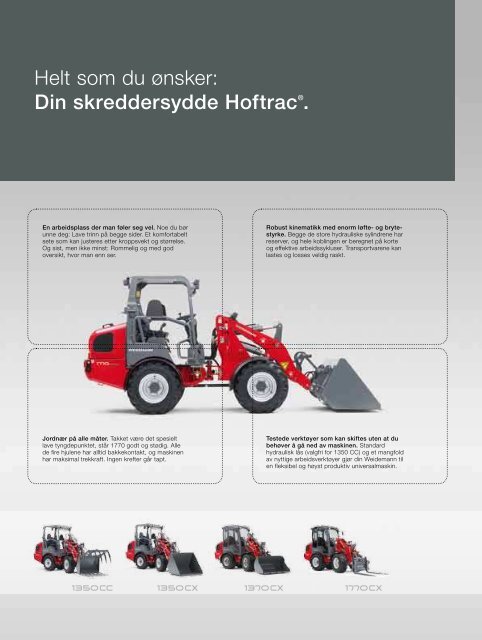 Hoftrac® 13-Serien - Weidemann GmbH