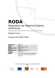 RODA Repositório de Objectos Digitais Autênticos - Direção-Geral ...