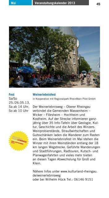 Download Jahresprogramm 2013 [PDF] - Regionalpark RheinMain