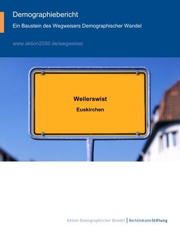 Wegweiser Demographischer Wandel - Gemeinde Weilerswist