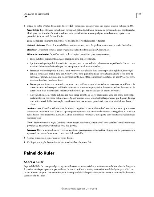 Utilização do Illustrator CS5 (PDF) - Adobe