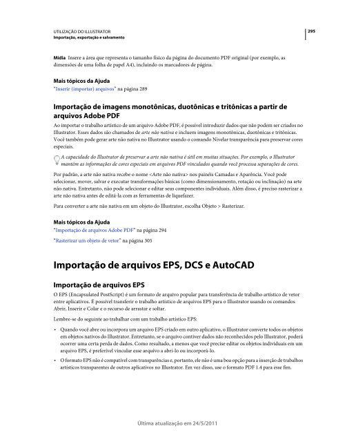 Utilização do Illustrator CS5 (PDF) - Adobe