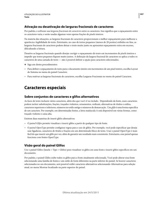 Utilização do Illustrator CS5 (PDF) - Adobe