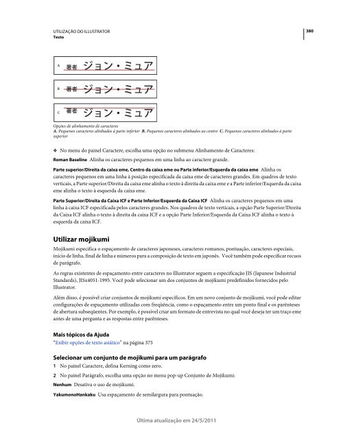 Utilização do Illustrator CS5 (PDF) - Adobe