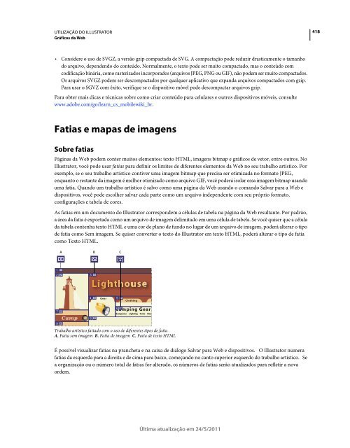 Utilização do Illustrator CS5 (PDF) - Adobe