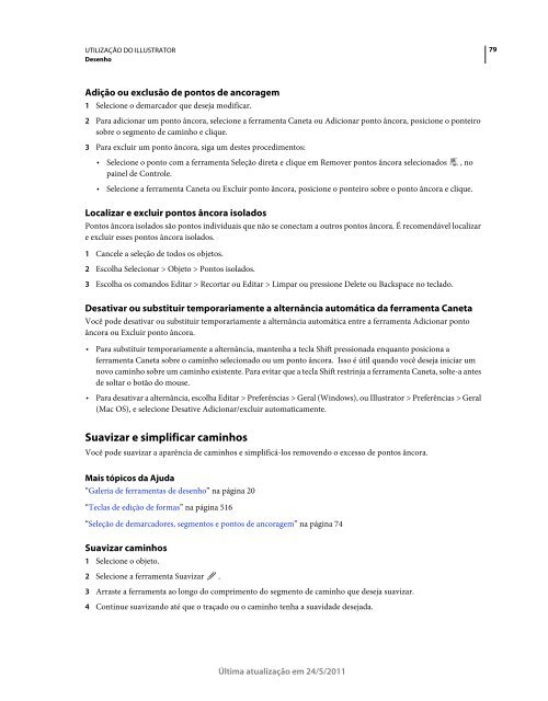 Utilização do Illustrator CS5 (PDF) - Adobe