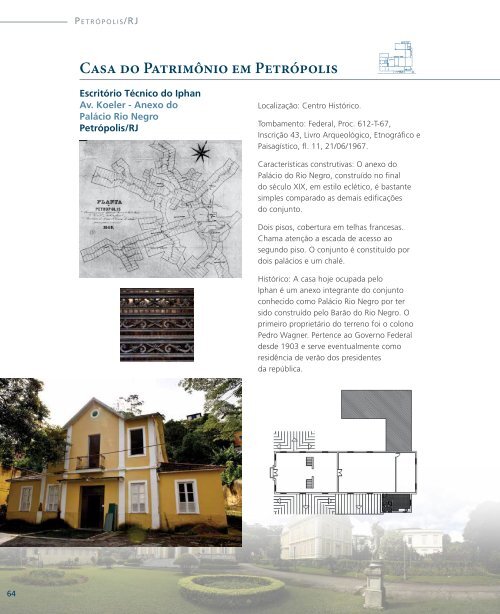 Casas do Patrimônio - Monumenta