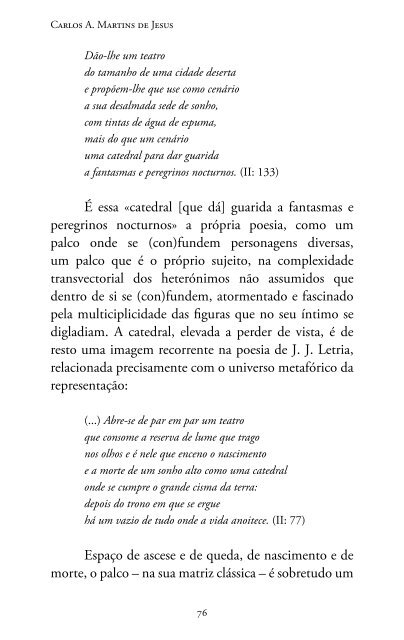 Fragmentos de um Fascínio - Estudo Geral - Universidade de Coimbra