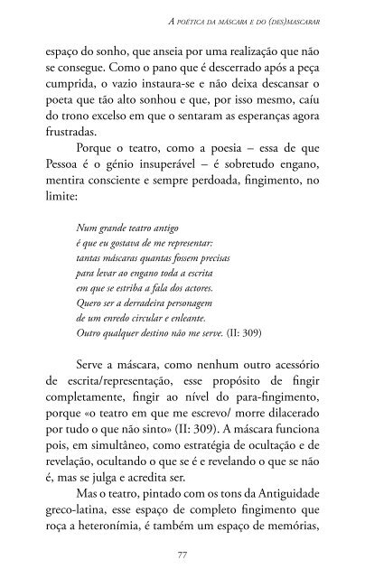 Fragmentos de um Fascínio - Estudo Geral - Universidade de Coimbra
