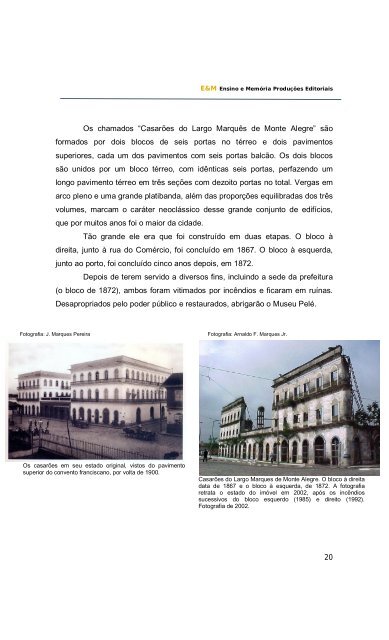 Inventário de estilos arquitetônicos da cidade de Santos