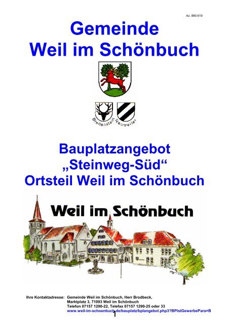 Steinweg-Süd - in Weil im Schönbuch