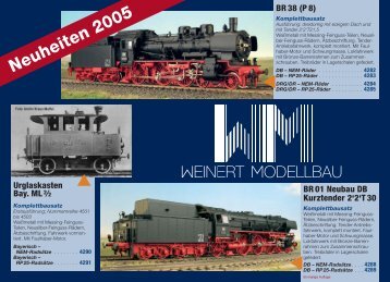 Neuheiten 2005 - Weinert-Modellbau
