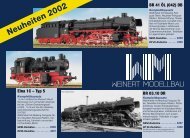Neuheiten 2002 BR 03.10 DR - Weinert-Modellbau