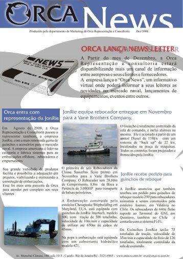 ORCA NEWS DEZ2008 - ORCA-RC