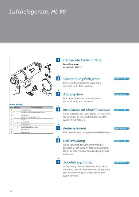 Marine Katalog 2011 - Webasto Marine Comfort