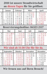 Kalender A7 - Weingut  Raabe