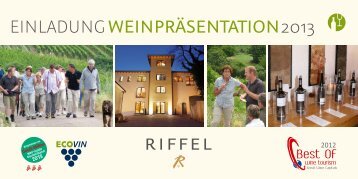 Flyer - Weingut Riffel GbR