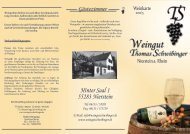 3,80 - WEINGUT  THOMAS SCHWIBINGER