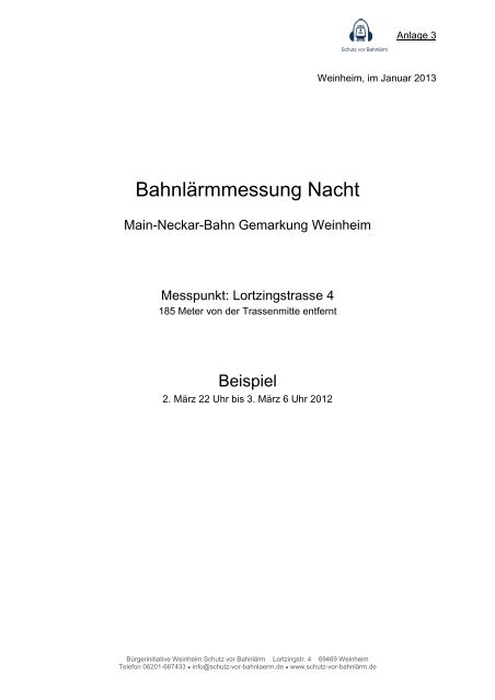 Offener Brief an Minister Dr Ramsauer - Stadt Weinheim