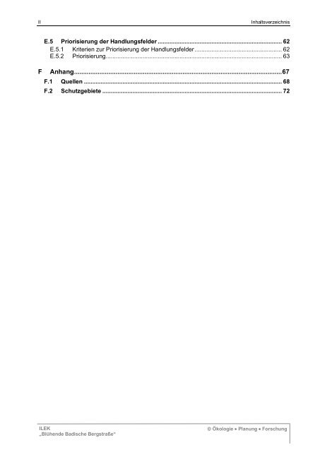 ILEK-Bericht Band 1 - Analyse - Stadt Weinheim