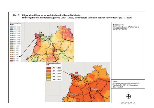 KLIMAGUTACHTEN ZUM BEBAUUNGSPLAN  ... - Stadt Weinheim