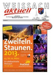 Ausgabe KW 09/2013 - Weissach