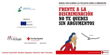 frente a la discriminación no te quedes sin argumentos - Cruz Roja ...