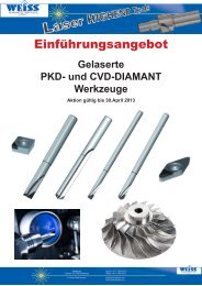 Gelaserte PKD- und CVD-DIAMANT Werkzeuge mit - Introseite ...