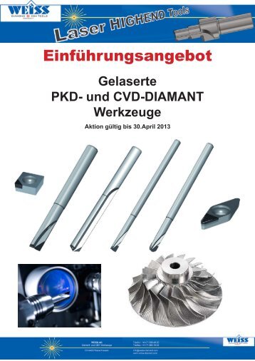 Gelaserte PKD- und CVD-DIAMANT Werkzeuge mit - Introseite ...