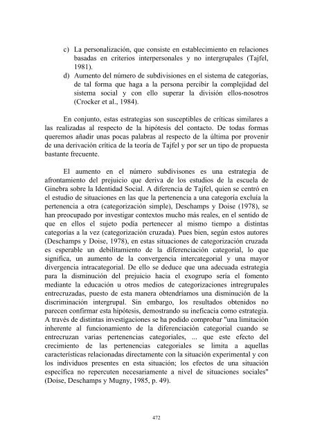 racismo, prejuicio y discriminación - Instituto de Estudios para la paz ...