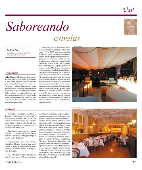 Vinho - Jornal Vinho & Cia