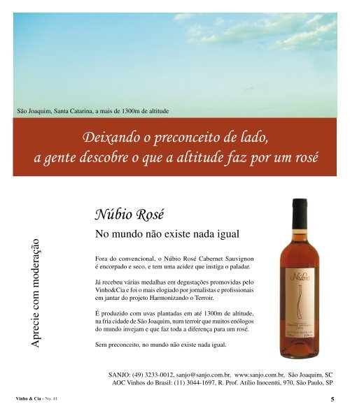 Vinho - Jornal Vinho & Cia