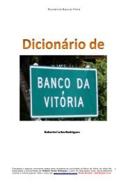 Dicionário de Banco da Vitória 1 - Blog de Banco da Vitória