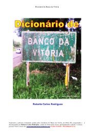 Dicionário de Banco da Vitória 1