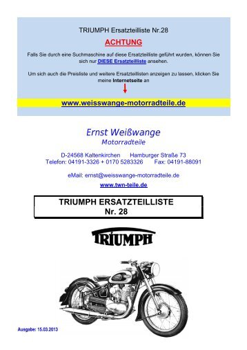 Triumph - Ernst Weißwange