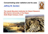 Jeffrey M. Gordon - Weizmann Institute of Science