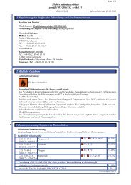 Sicherheitsdatenblatt - WEKEM