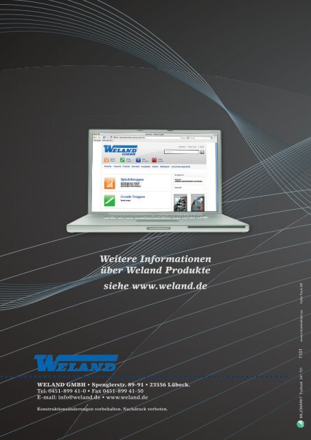 Gerade Treppen - Weland GmbH