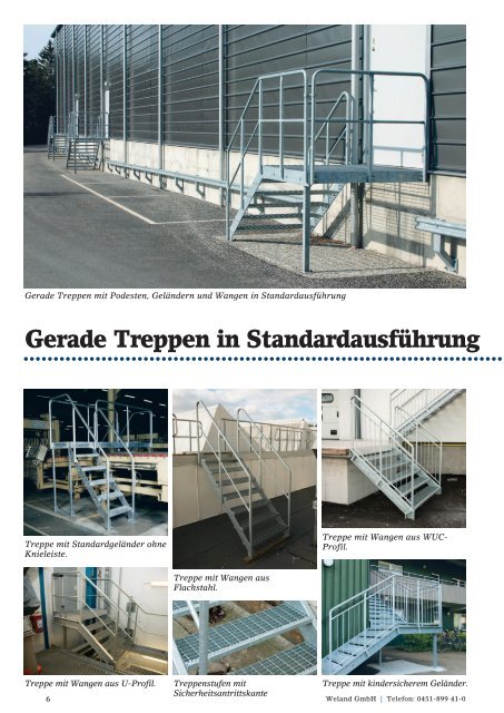 Gerade Treppen - Weland GmbH