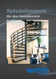 Spindeltreppen für den Innenbereich -  Weland GmbH
