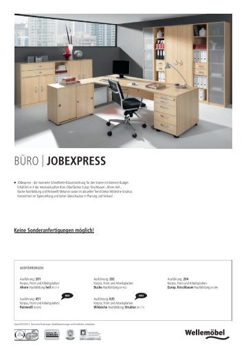 BüRO | jobexpress - Wellemöbel