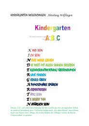 Das Kindergarten-ABC - Wellendingen