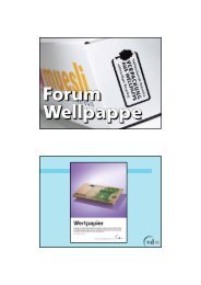 Wertpapier Wellpappe