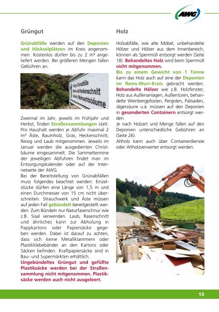 Abfall-Informationen - Gemeinde Althütte